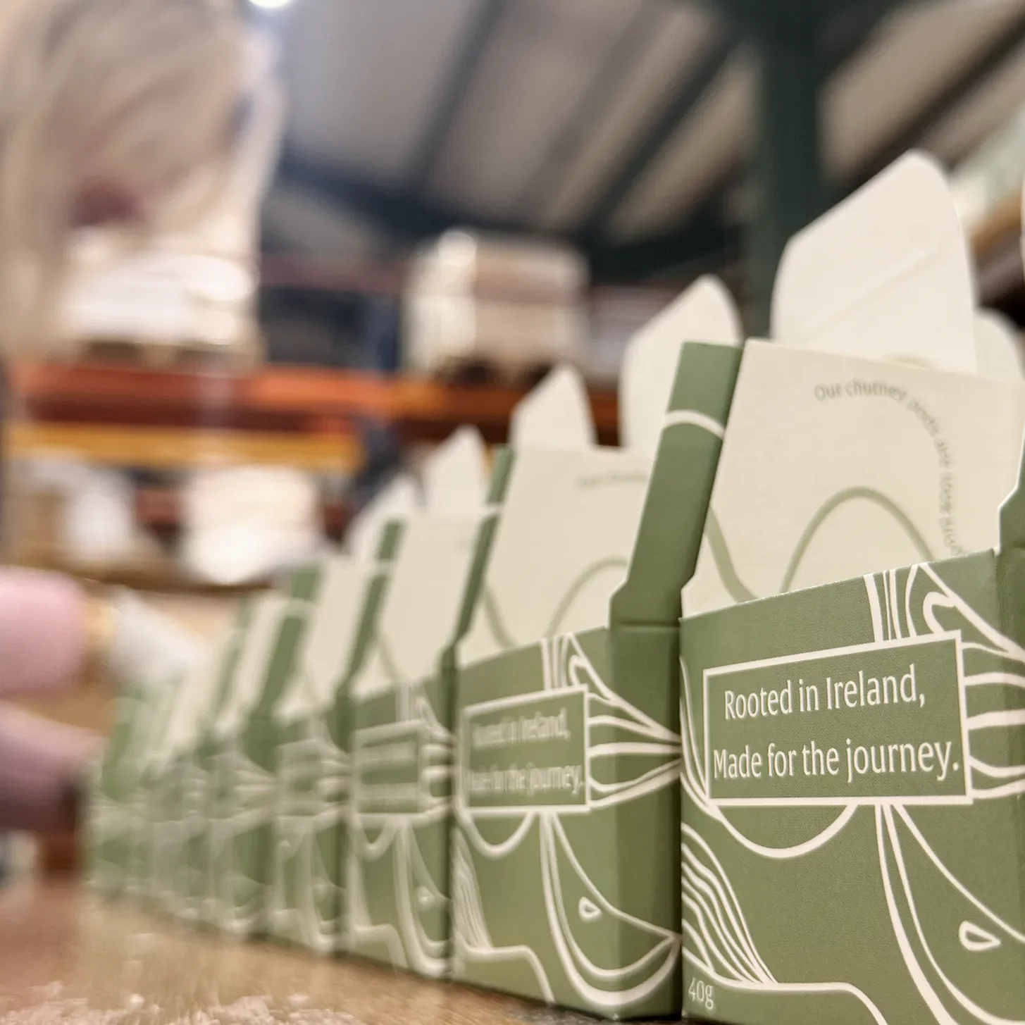 Co-Pack - photo of a person co-packing at ESL Studio