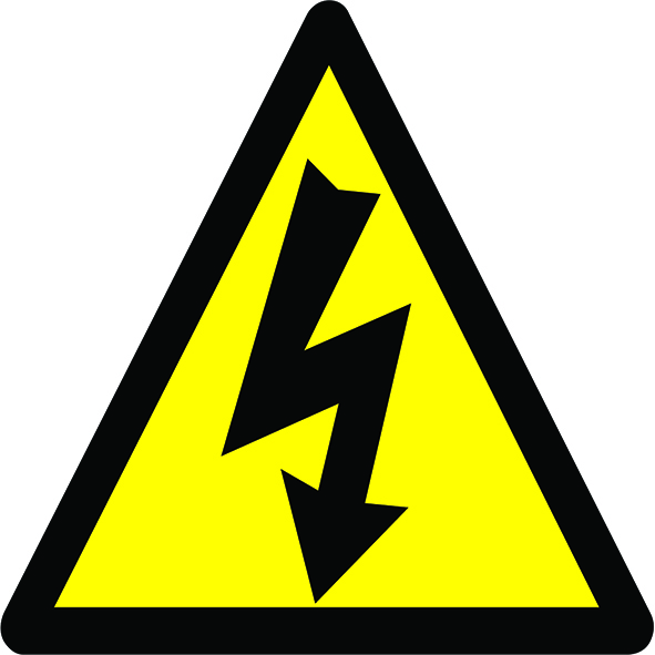 50mm x 50mm (Labels - Pack of 50) - Danger (Self Adhesive Vinyl)